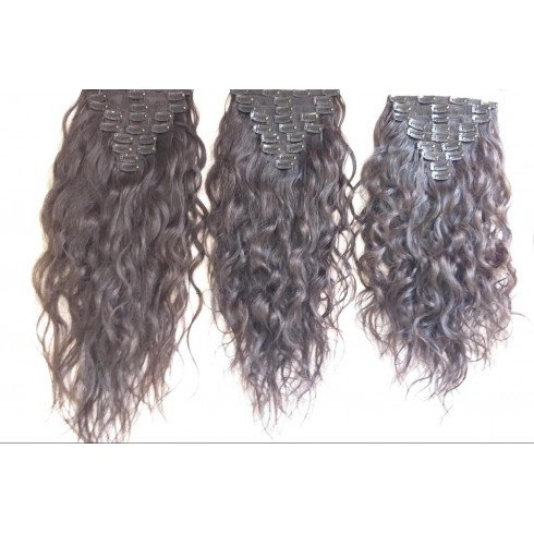 Loose wavy clip in hair extensions